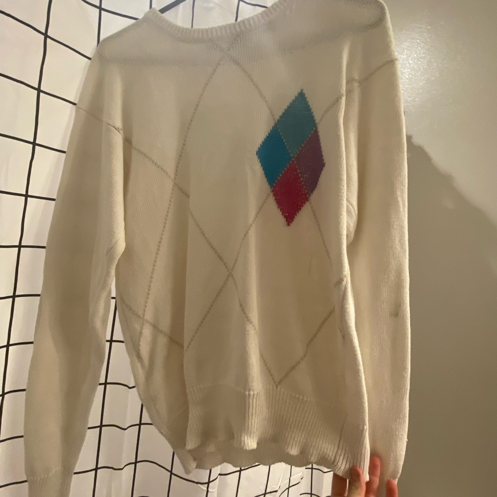 Cute argyle sweater